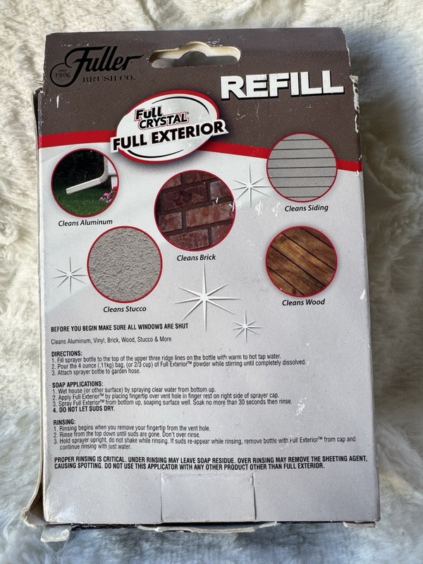 Full Exterior Refill Kits-Crystal Powder Outdoor Cleaner Packets Non-Toxic, 2 Pk gallery
