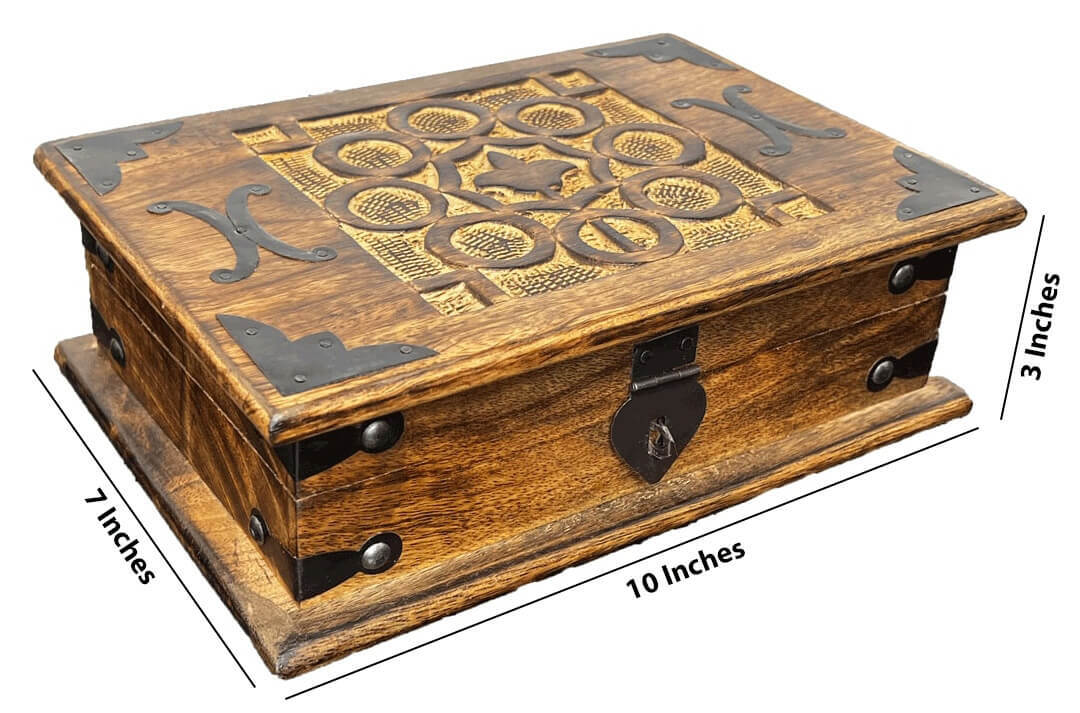 Antique Style Mango Wood Book Type Box gallery