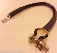 Battery Cable Negative 4 Gauge AWG Marine Grade Tinned Copper – Car, Boat, Solar