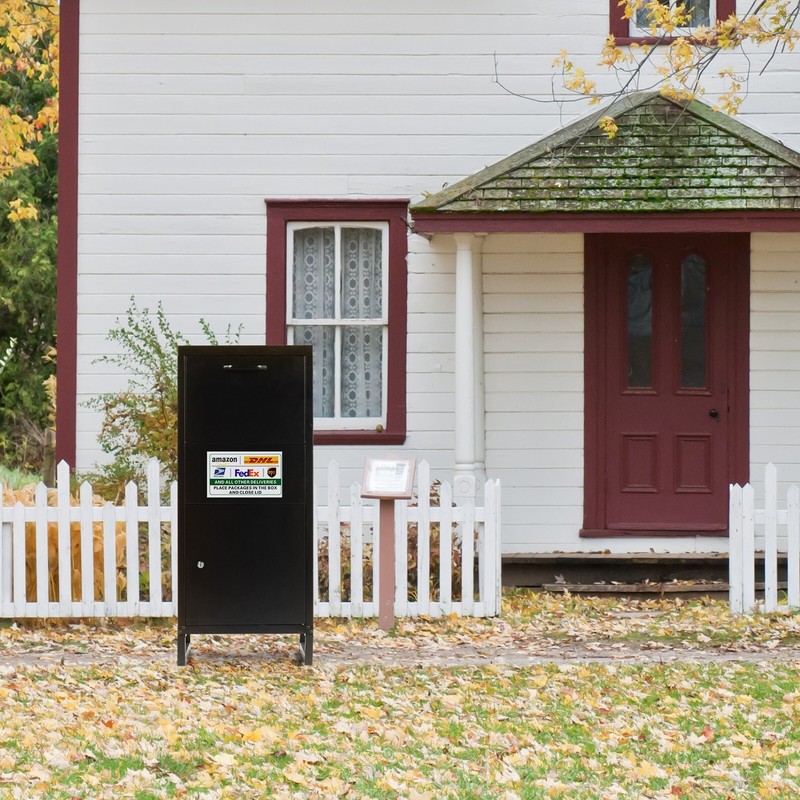 Outdoor Package Delivery Box for Outside Large Lockable Parcel Storage Drop Box gallery