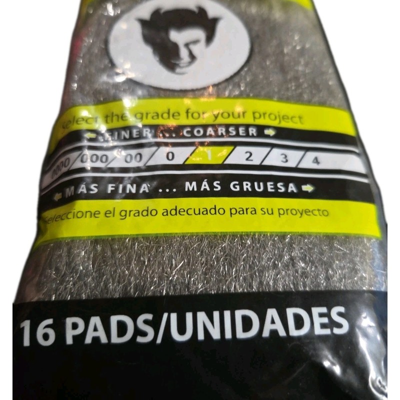 Red Devil - 1 Grade Steel Wool: General Purpose Pack of 16 gallery