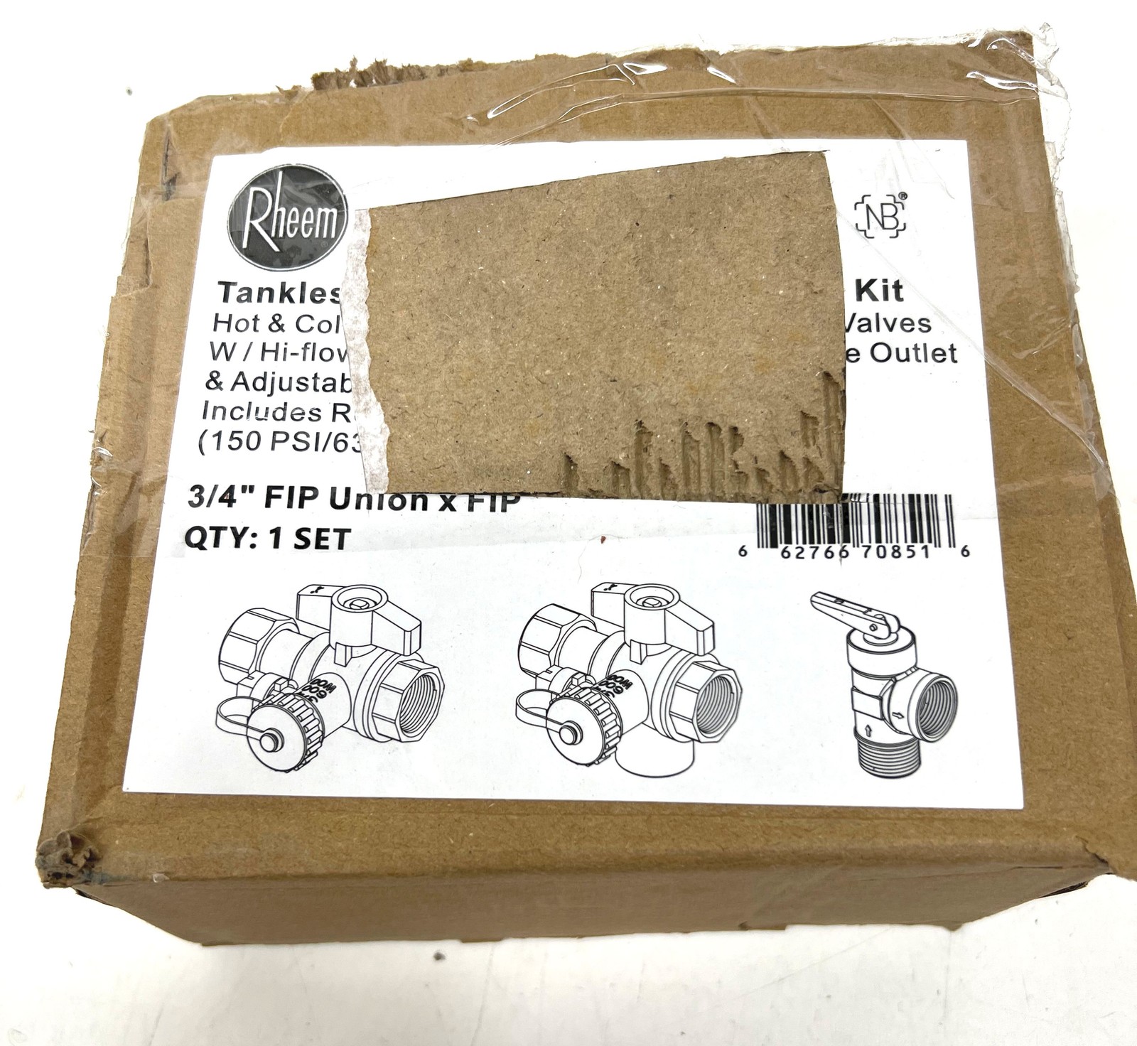 Rheem Brass Service Valves for Tankless Water Heaters RTG20326 gallery
