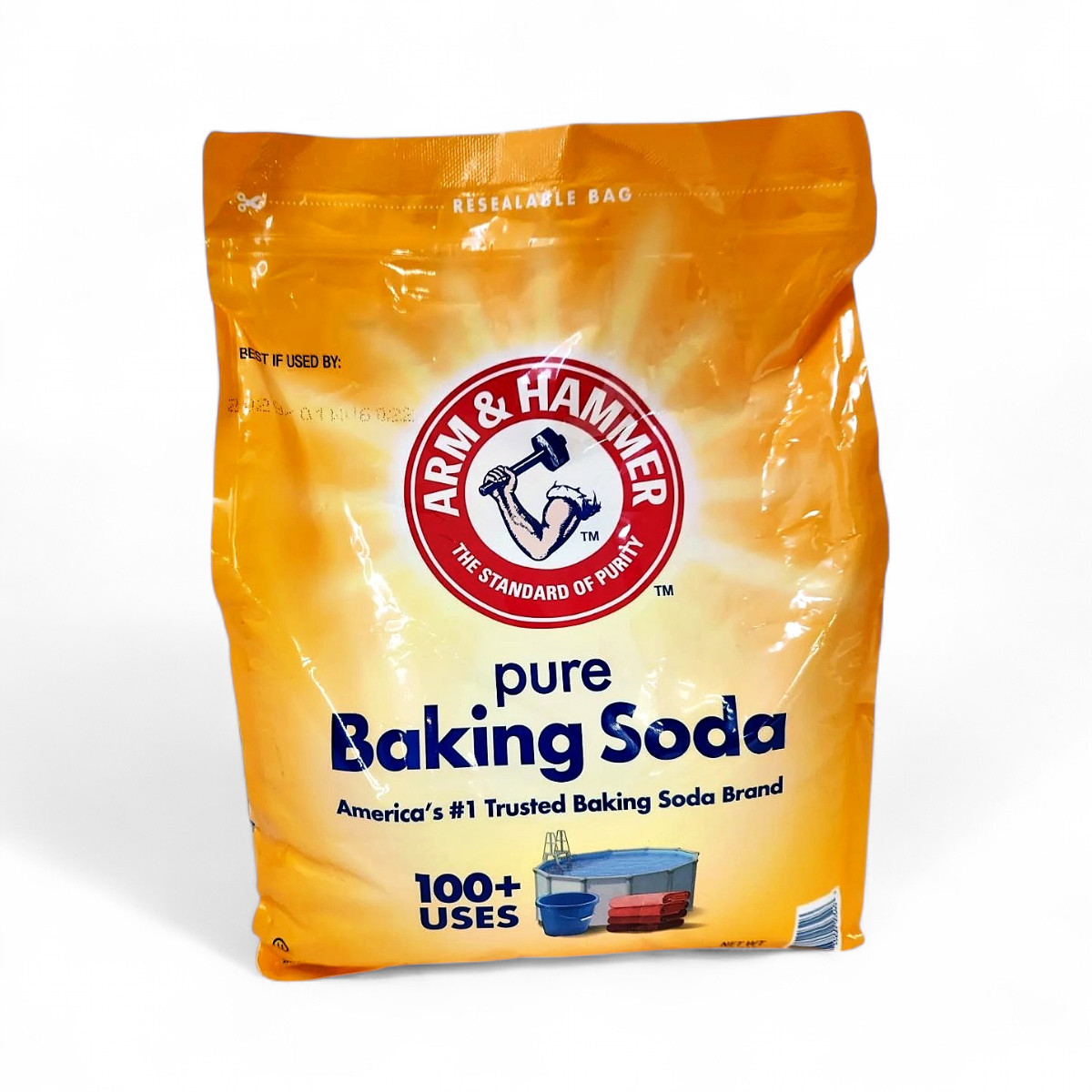 Arm & Hammer Pure Baking Soda, Resealable Bag, 13.5 lbs gallery