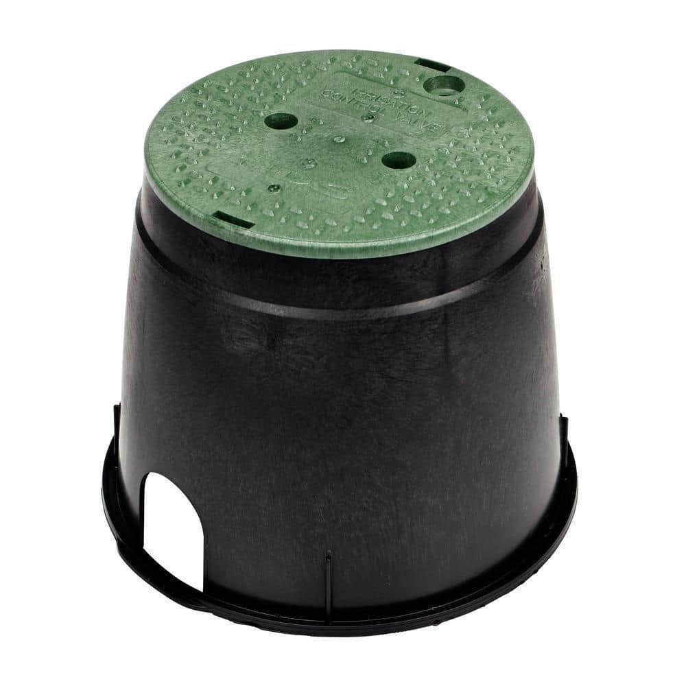 NDS 10 in Round Valve Box Cover Irrigation Sprinkler Control Valve Box Green Lid gallery