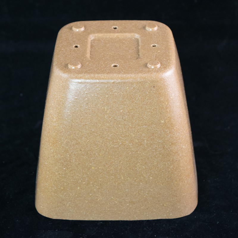 Square Plastic Bonsai / Cactus & Succulent Pot - 4.75"x 4.75"x 4.25" - Brown gallery