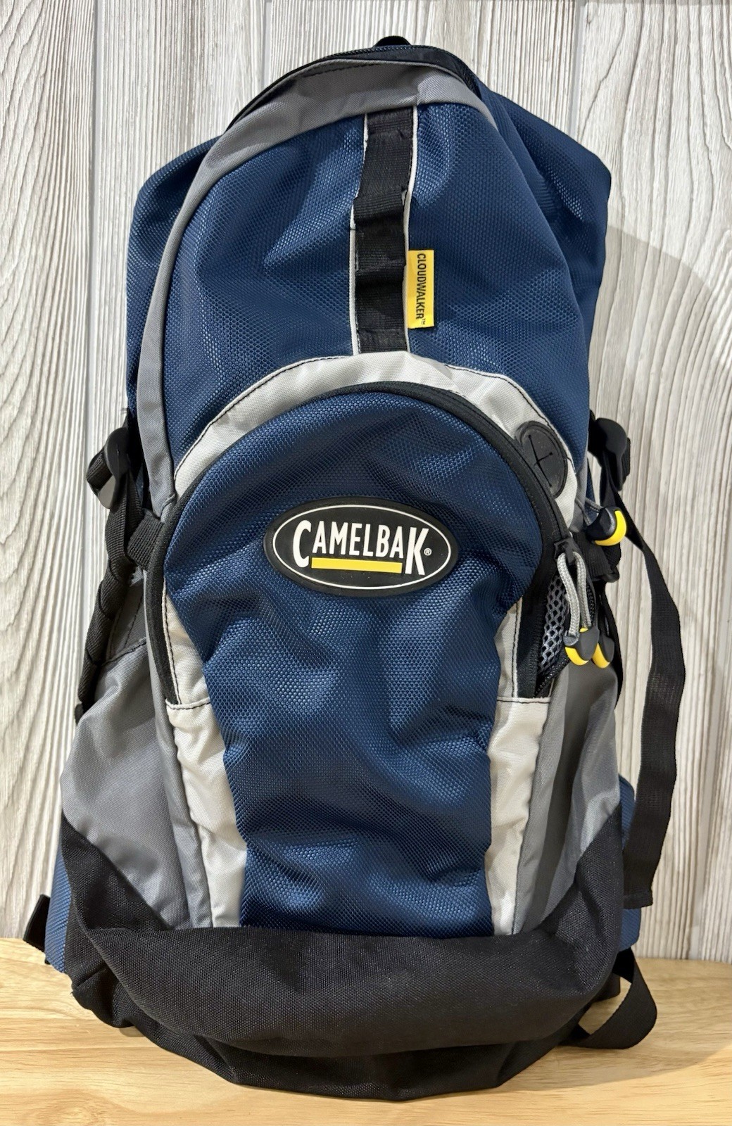 CamelBak Cloud Walker 18 Hydration Backpack Blue Gray Hiking Pack No Bladder
