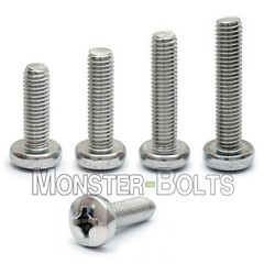 #8-32 – Phillips Pan Head Machine Screws, 18-8 A2 Stainless Steel SAE Coarse US