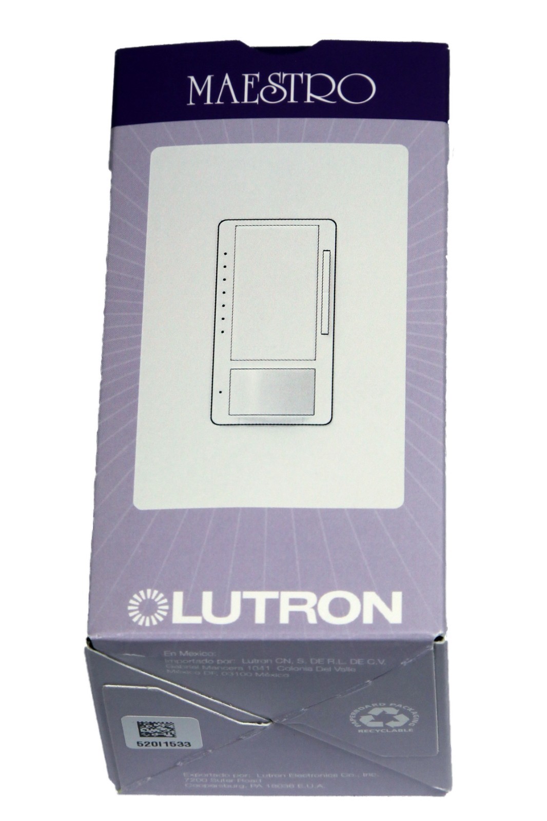 Lutron MSCL-OP153M-WH Maestro Motion Occupancy Sensor Dimmer Switch gallery