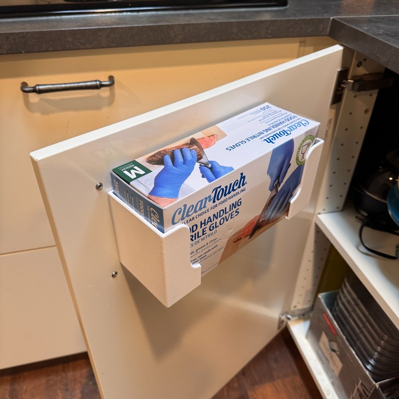 Modular Glove Box Holder Wall Mount Kirkland ClearTouch 3D Printed in USA gallery