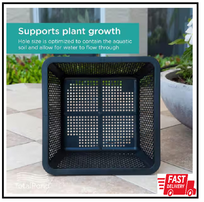 10 In. Square Aquatic Plant Basket gallery
