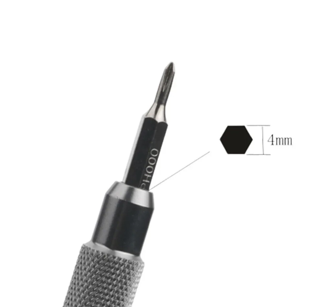5pc Phillips Cross Micro Screwdriver Bits 4mm Hex PH0000 For Laptop Phone Repair gallery