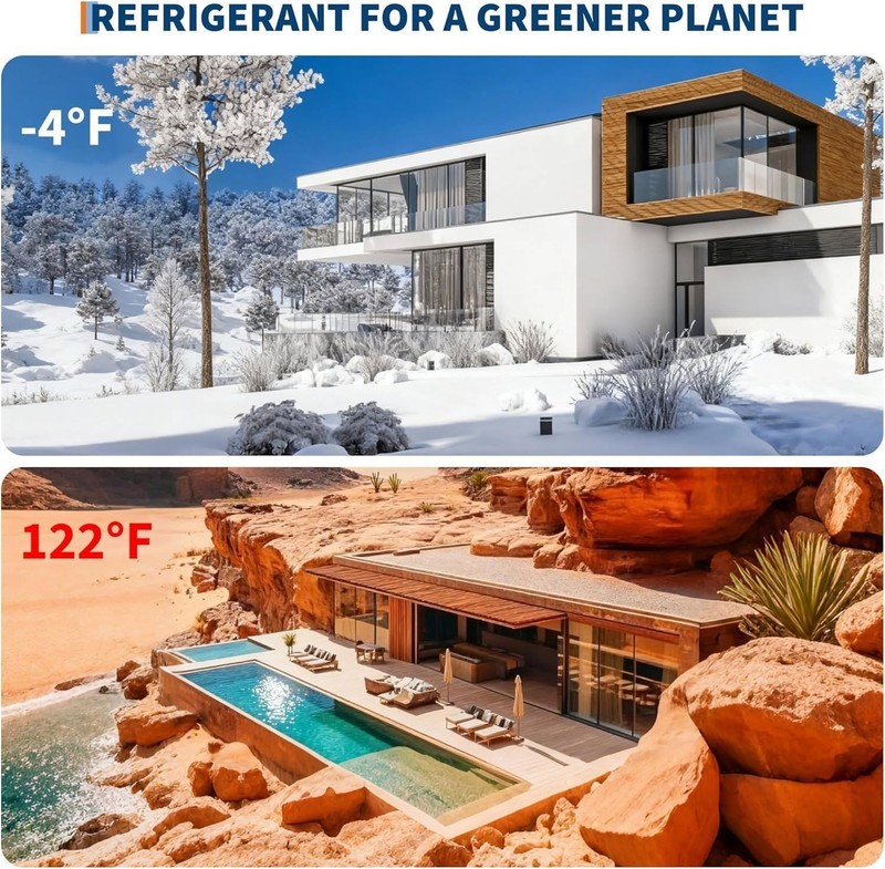 18,000 BTU Mini Split Air Conditioner 19 SEER2 High Efficiency Inverter AC Unit gallery