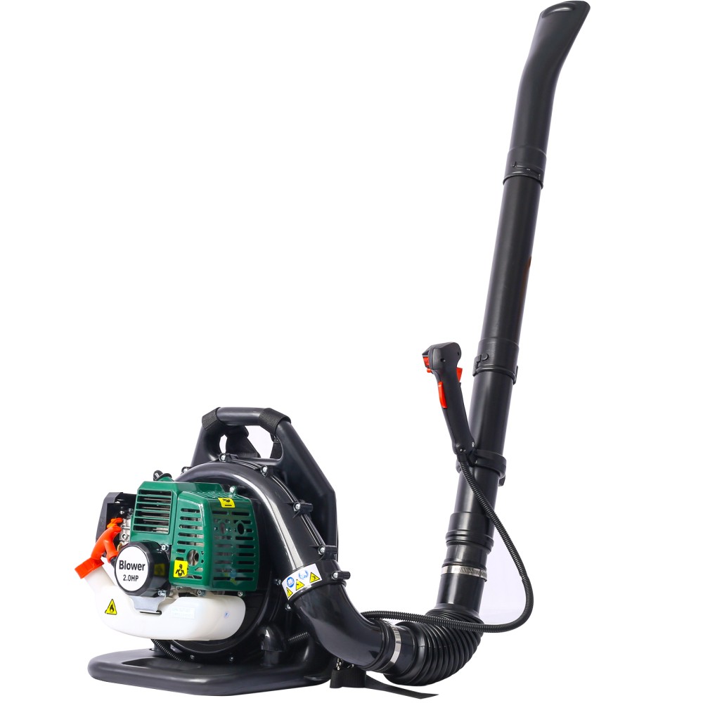 52CC 2-Cycle Gas Backpack Leaf Blower with Extention Tube, Green gallery