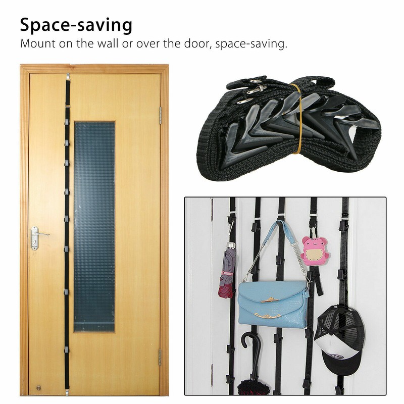 2× Cap Rack Closet Hanger Baseball Hat Wall Door Holder Hook Storage Organizer gallery