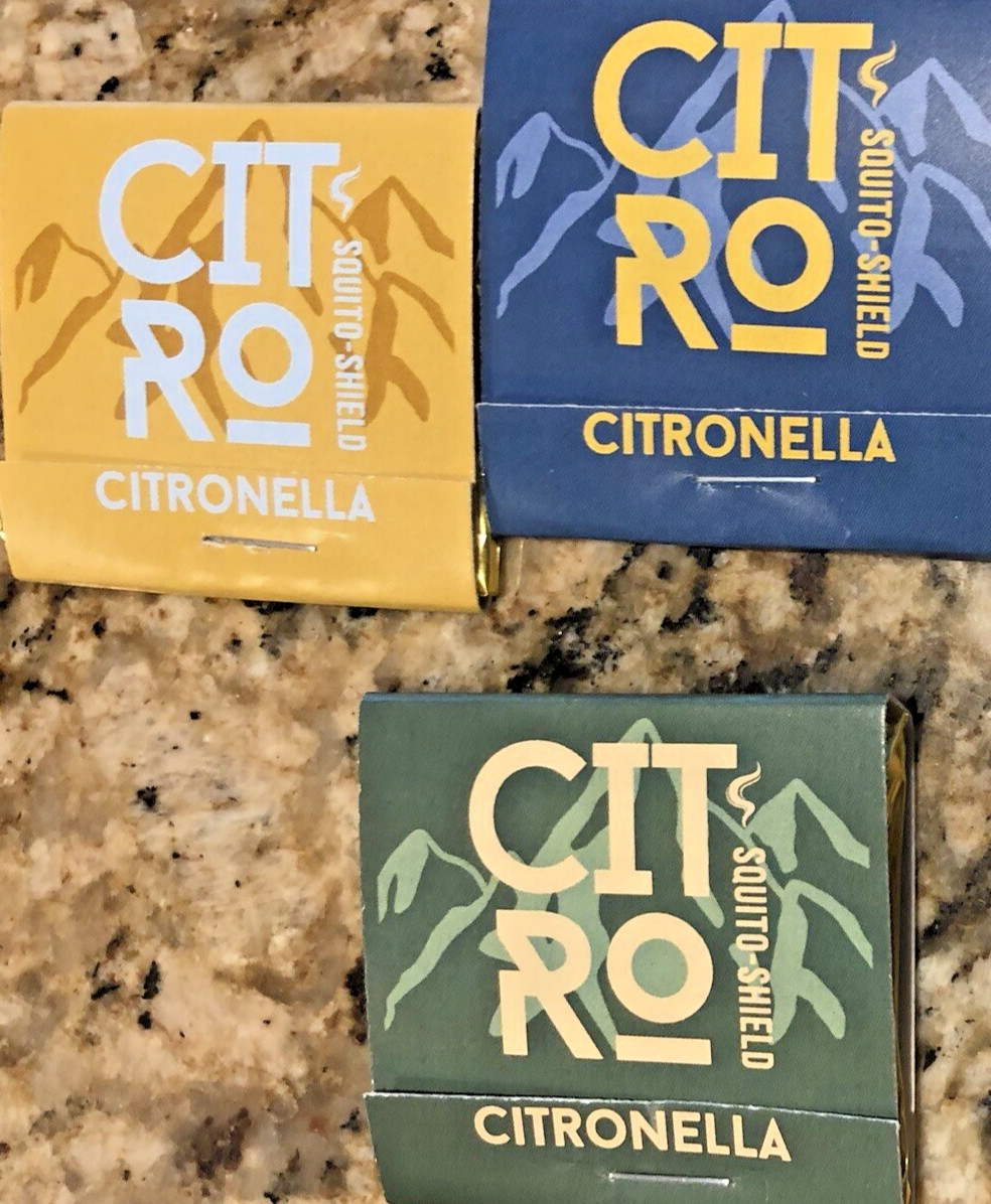 NEW PRODUCT Citro Incense Matches -Citronella 12 Packs per order Scented Matches gallery