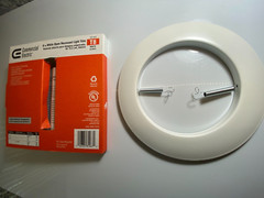 Recessed Light Downlight Trim OPEN EXPOSED BULB (6-Inch) With Springs NEW-IN-BOX