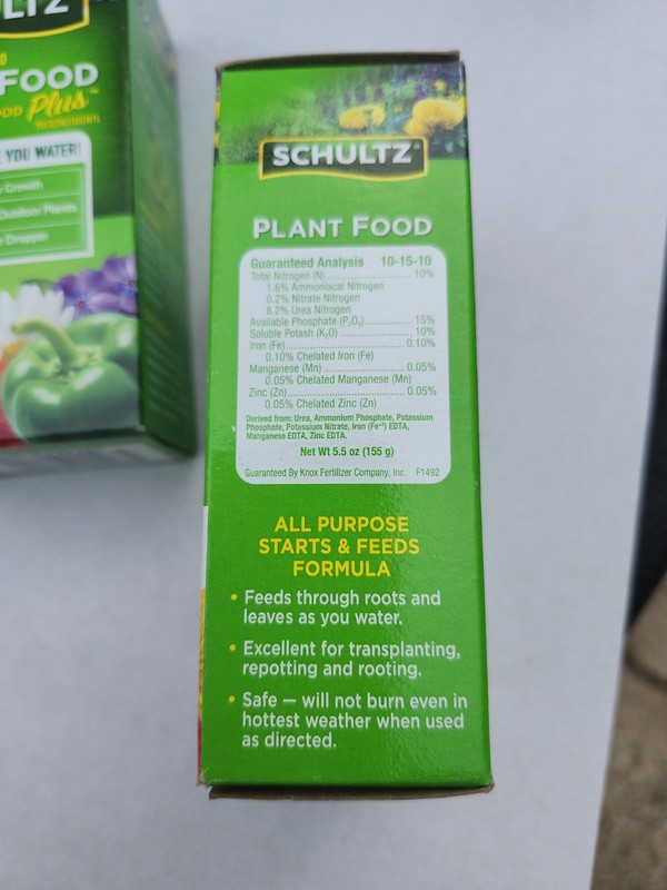 2 Pack (4 fl oz each) Schultz Liquid Plant Food Plus Micronutrients 10-15-10 gallery
