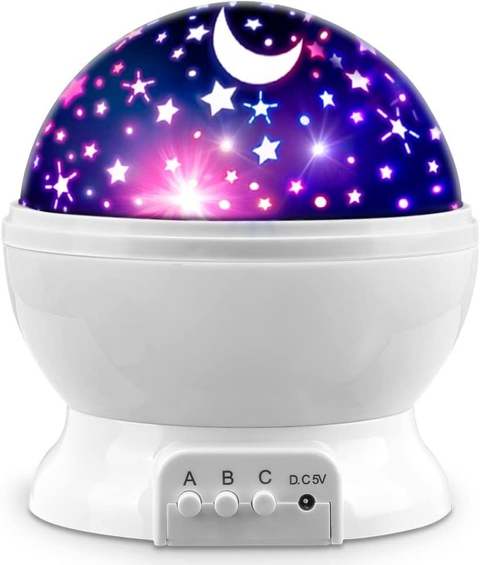 2 Pack Galaxy Star Projector Night Light, Romantic Bedroom Decor Lamp for Kids gallery