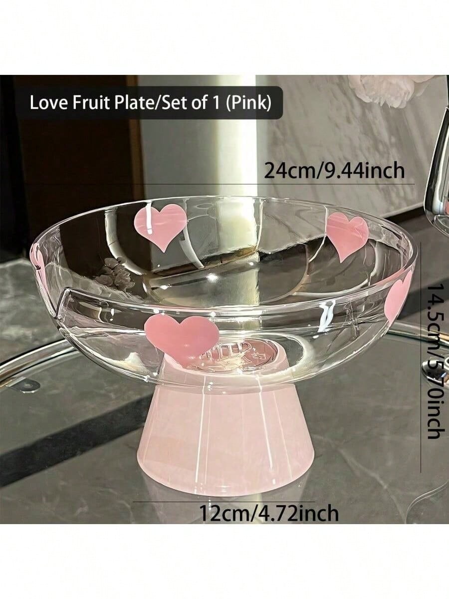 NEW Luxury Style Plastic Fruit Bowl With Lid, High-End Snack Dish, Creative High gallery