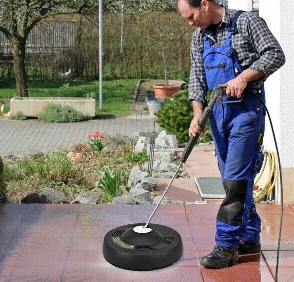 Costway Utility Surface Cleaner Pressure Washer Attachment 3000 PSI 16-Inch Head gallery