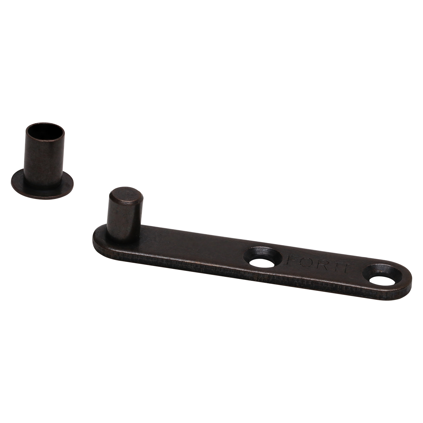 Rok Hardware Center Pivoting Hinge, Statuary Bronze Finish gallery