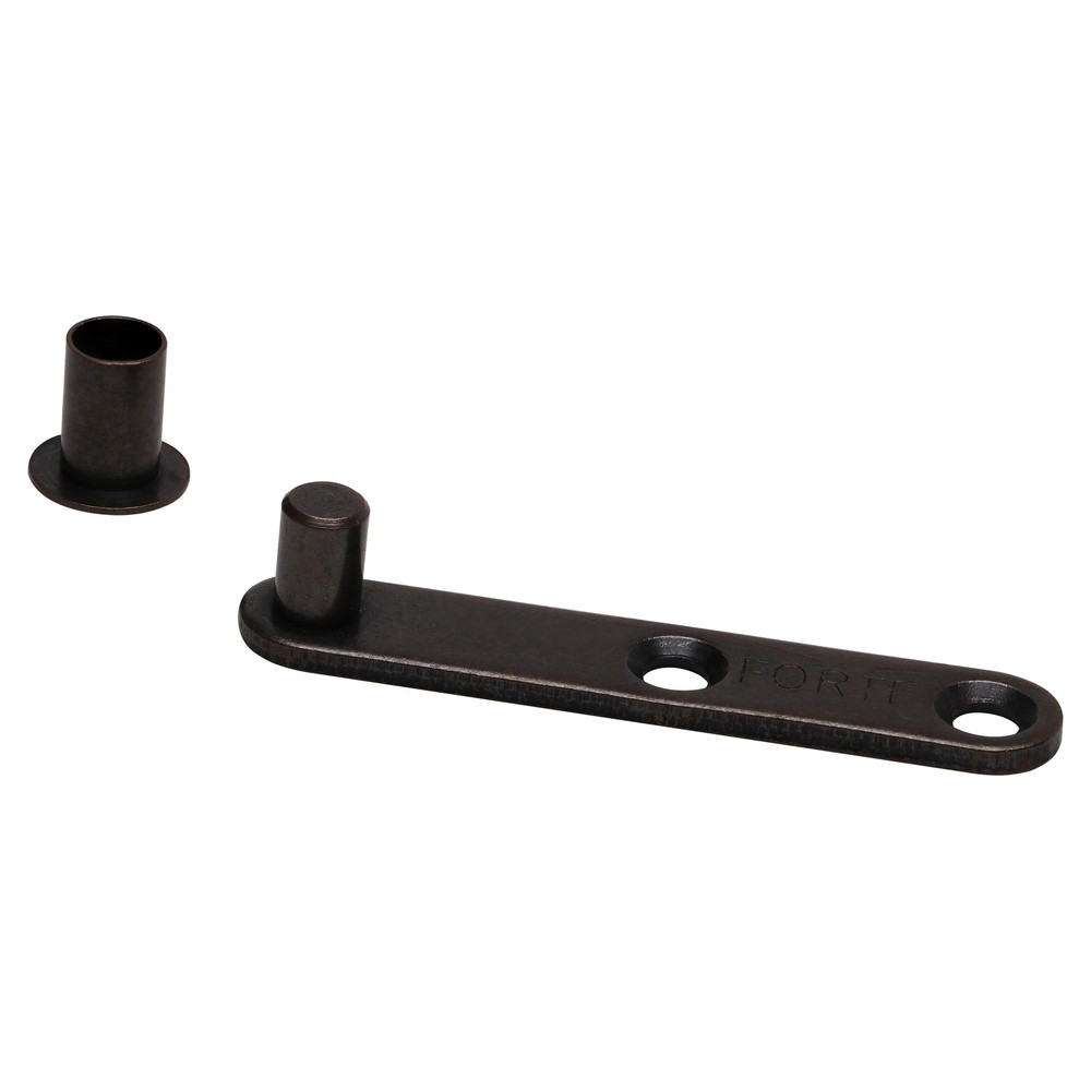 Rok Hardware Center Pivoting Hinge, Statuary Bronze Finish