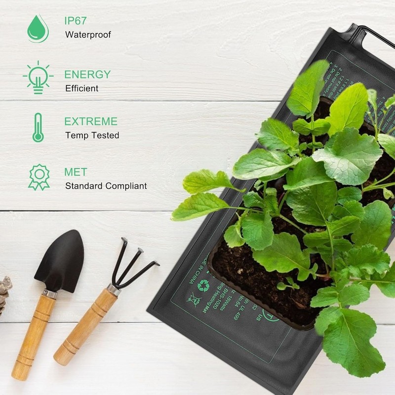 Energy Efficient Seedling Heat Mat, Perfect for Home Gardening or Fermentation gallery