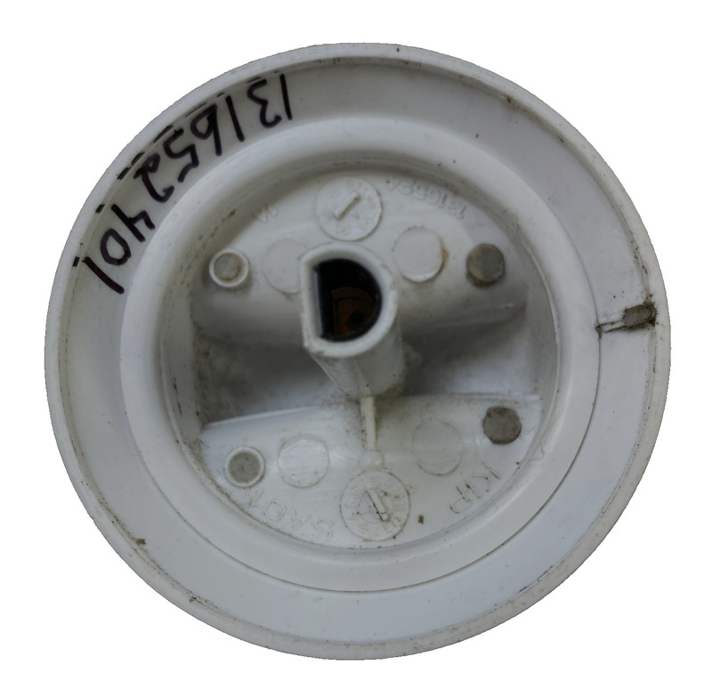 131652401- 131873304 Dryer Timer Knob-Frigidaire Stack Laundry (Faded White) OEM gallery