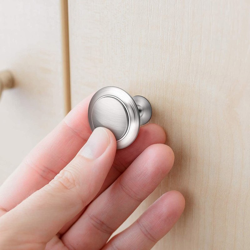 10PCS Cabinet Knobs Brushed Nickel Drawer Pulls Door Handles Kitchen Hardware gallery