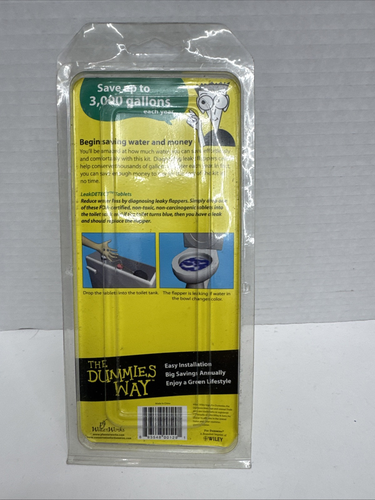 Water conservation kit for dummies flapper leak detect tablets gallery