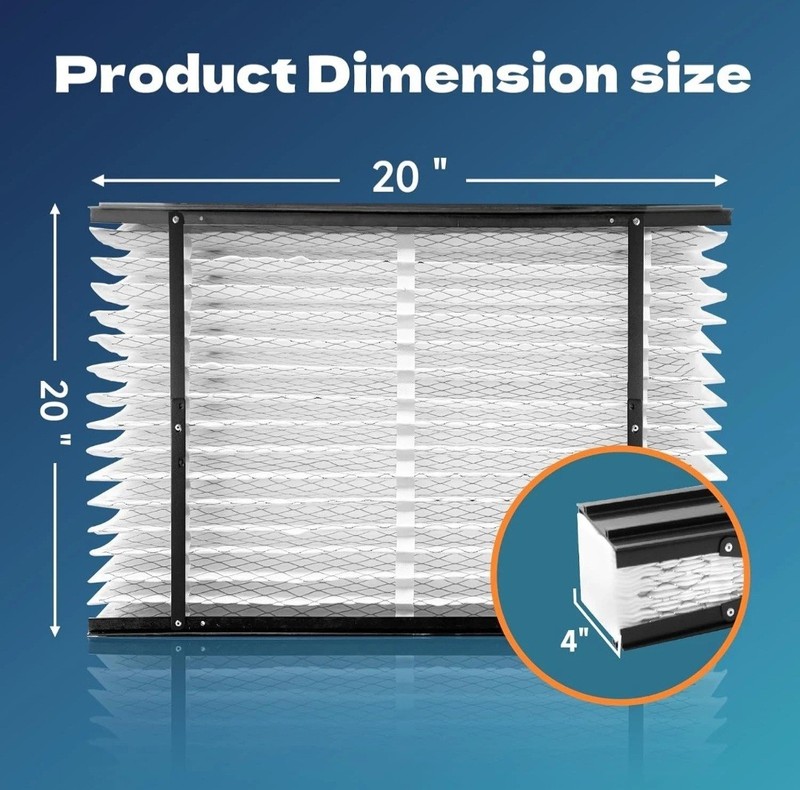 2-Pack 313 Filter Replacement for AprilAire Whole House Air Purifiers MERV 13 gallery