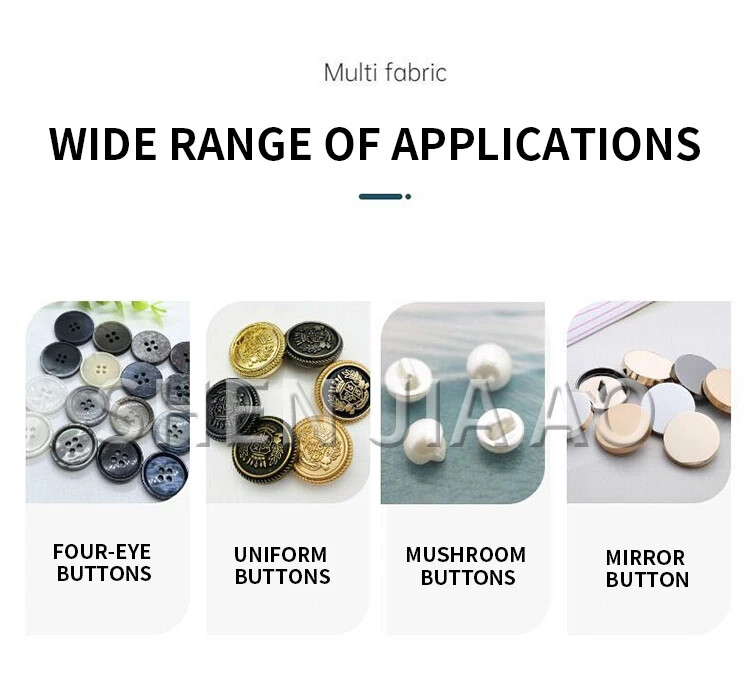 Automatic Garment Button Wrap Machine SR-8 Industrial Button Sewing Machine gallery