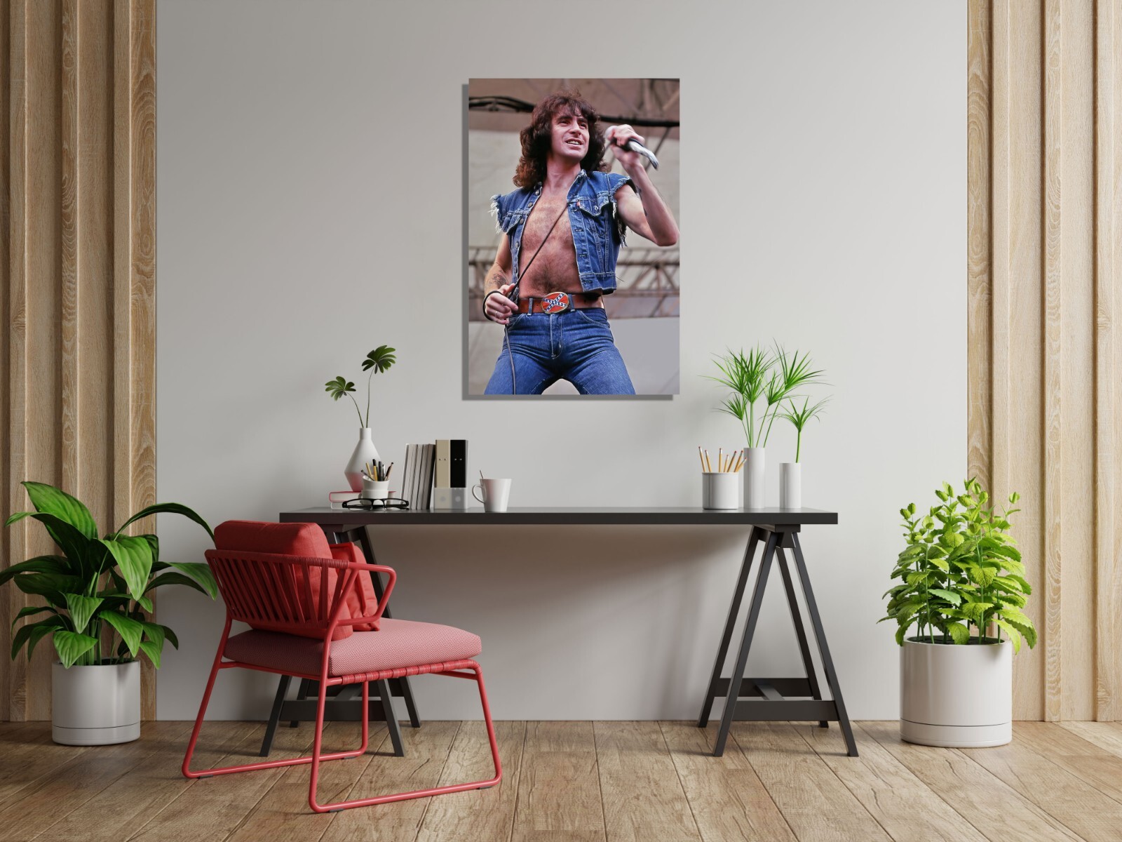 Bon Scott ACDC Poster 24x36 Inch Live Concert Photo Rare Wall Art Print - BS01 gallery