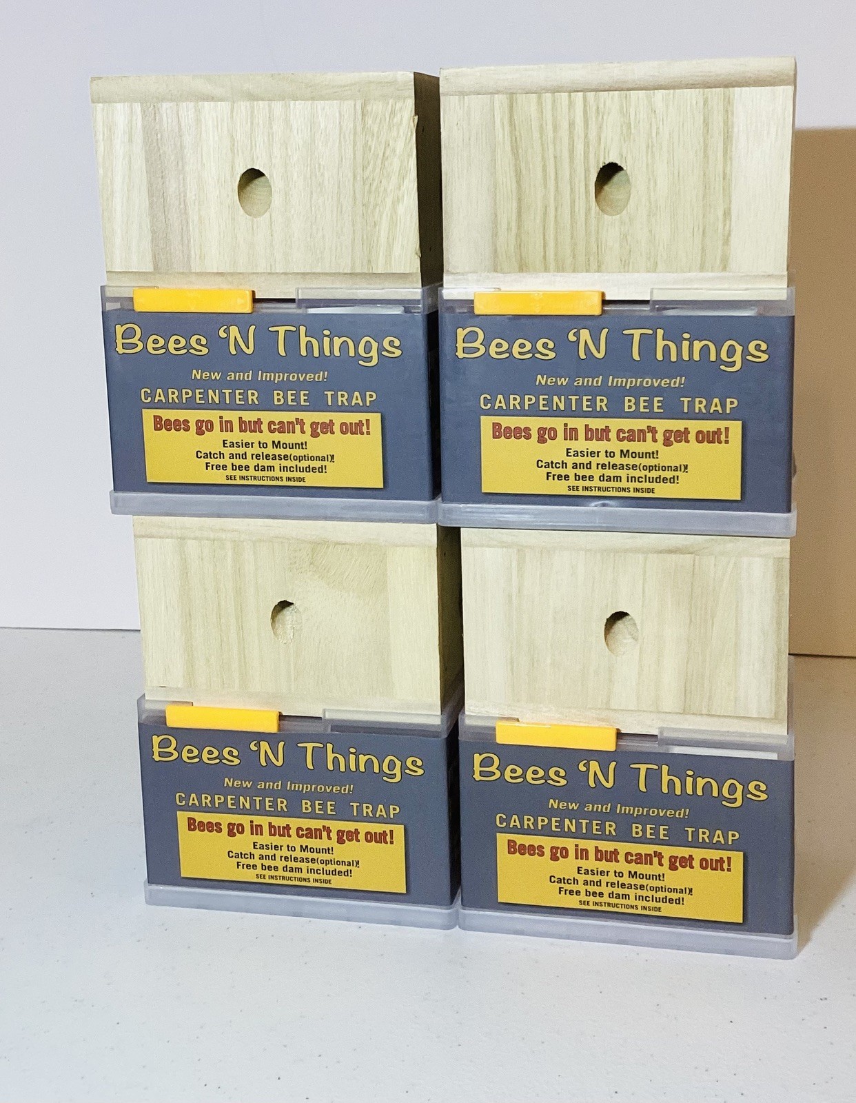 New Bees 'N Things Outdoor Carpenter Bee Traps - Lot of 4 gallery