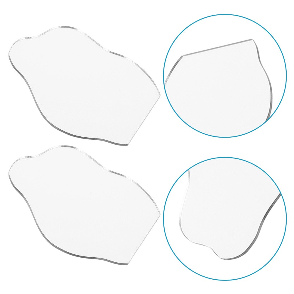 Phone Sticker The Back Mirror Mount Heart Charm Adhesive Acrylic gallery