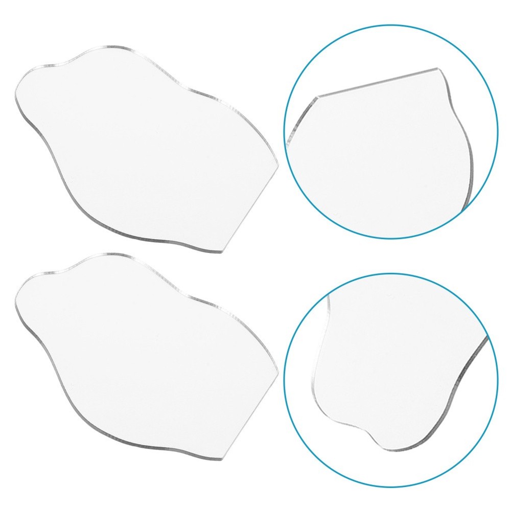 Phone Sticker The Back Mirror Mount Heart Charm Adhesive Acrylic