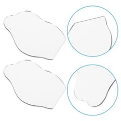 Phone Sticker The Back Mirror Mount Heart Charm Adhesive Acrylic
