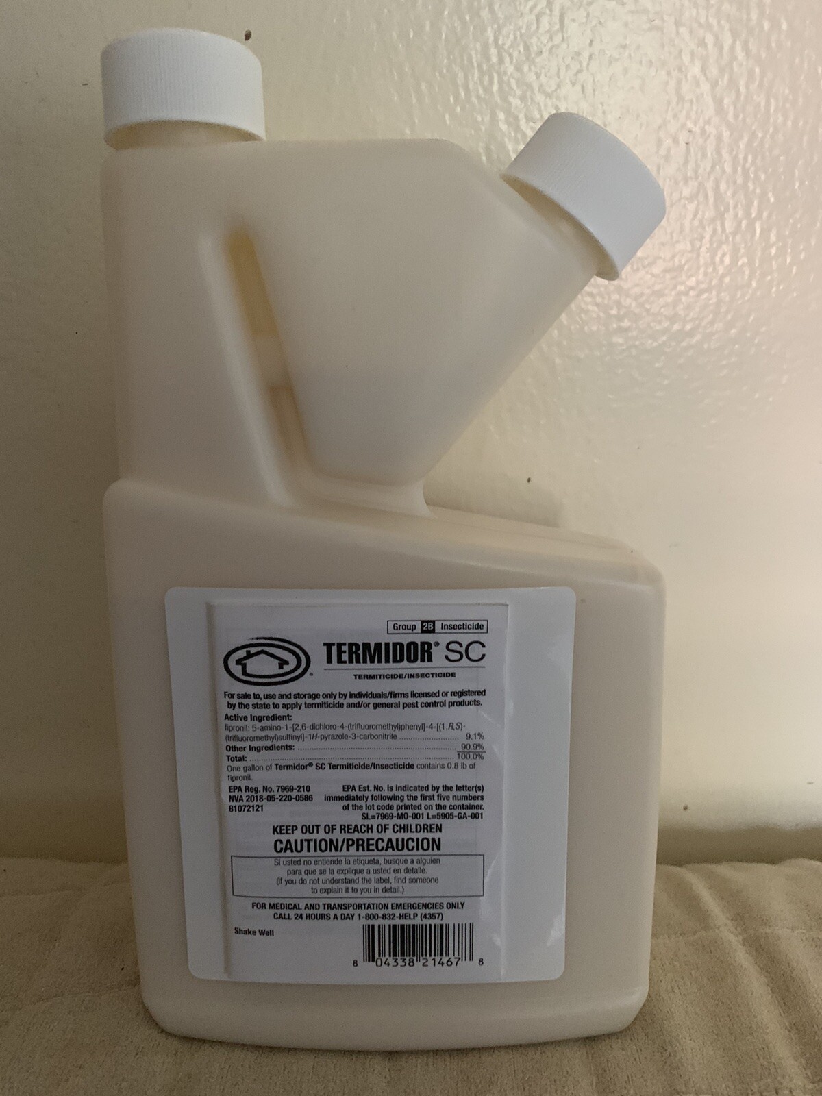 Termidor SC 20 oz. BASF Termiticide Insecticide - NOT FOR SALE TO: NY, CT, IN,SC gallery