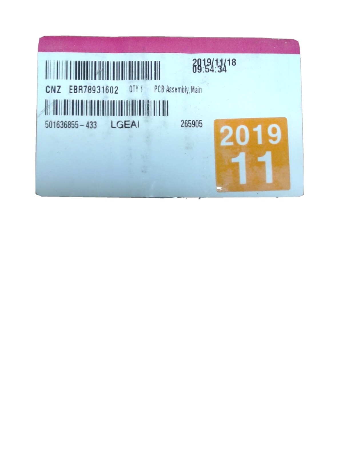 EBR78931602 NEW LG Refrigerator Electronic Control Board/ B gallery