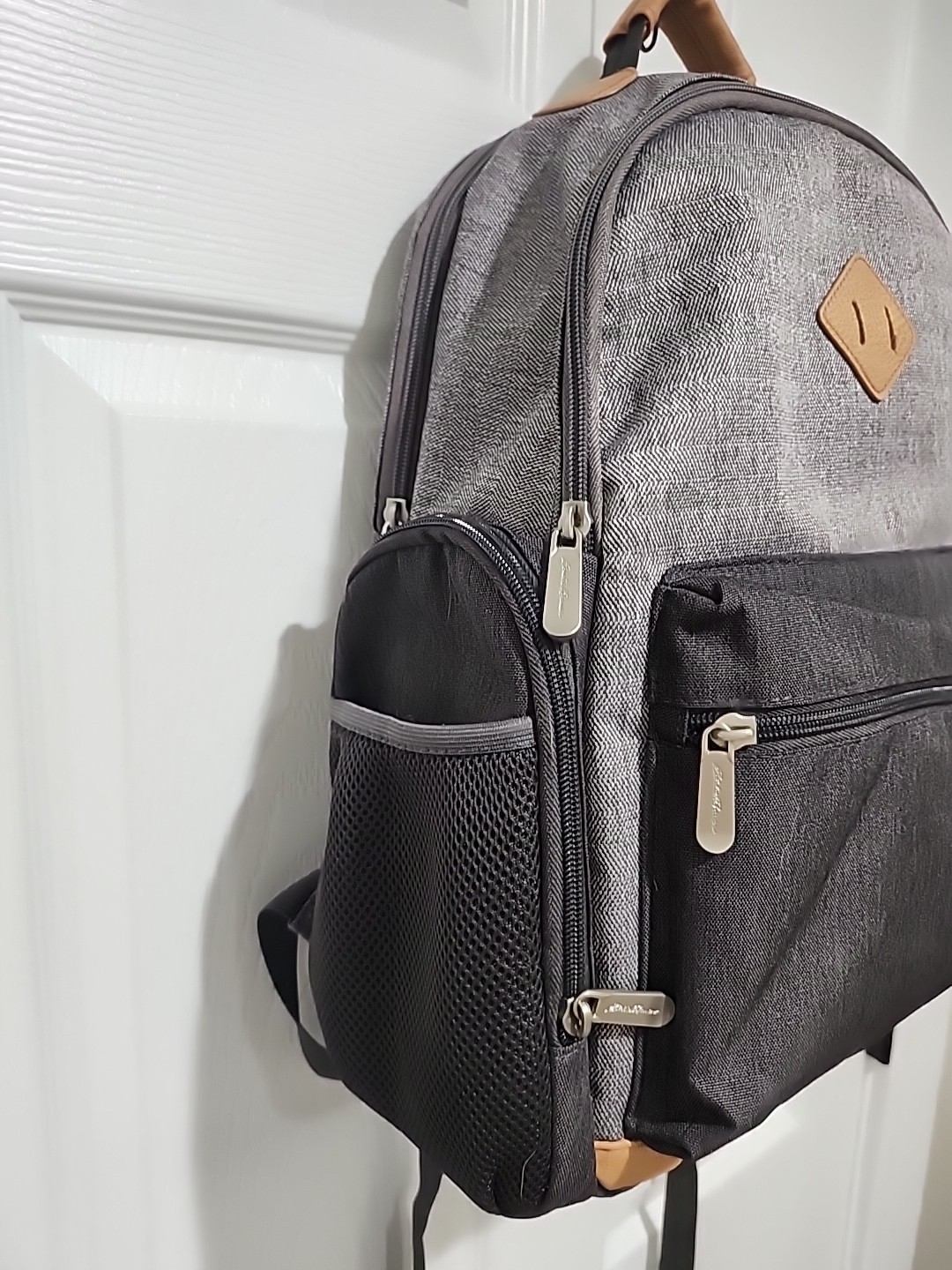 Eddie Bauer First Adventure Backpack Gray Black Seattle USA 3