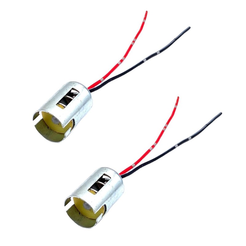 2PCS 1157 BAY15D Bulb Socket Adapter with 2-Wire Connectors for Car Truck Lights gallery