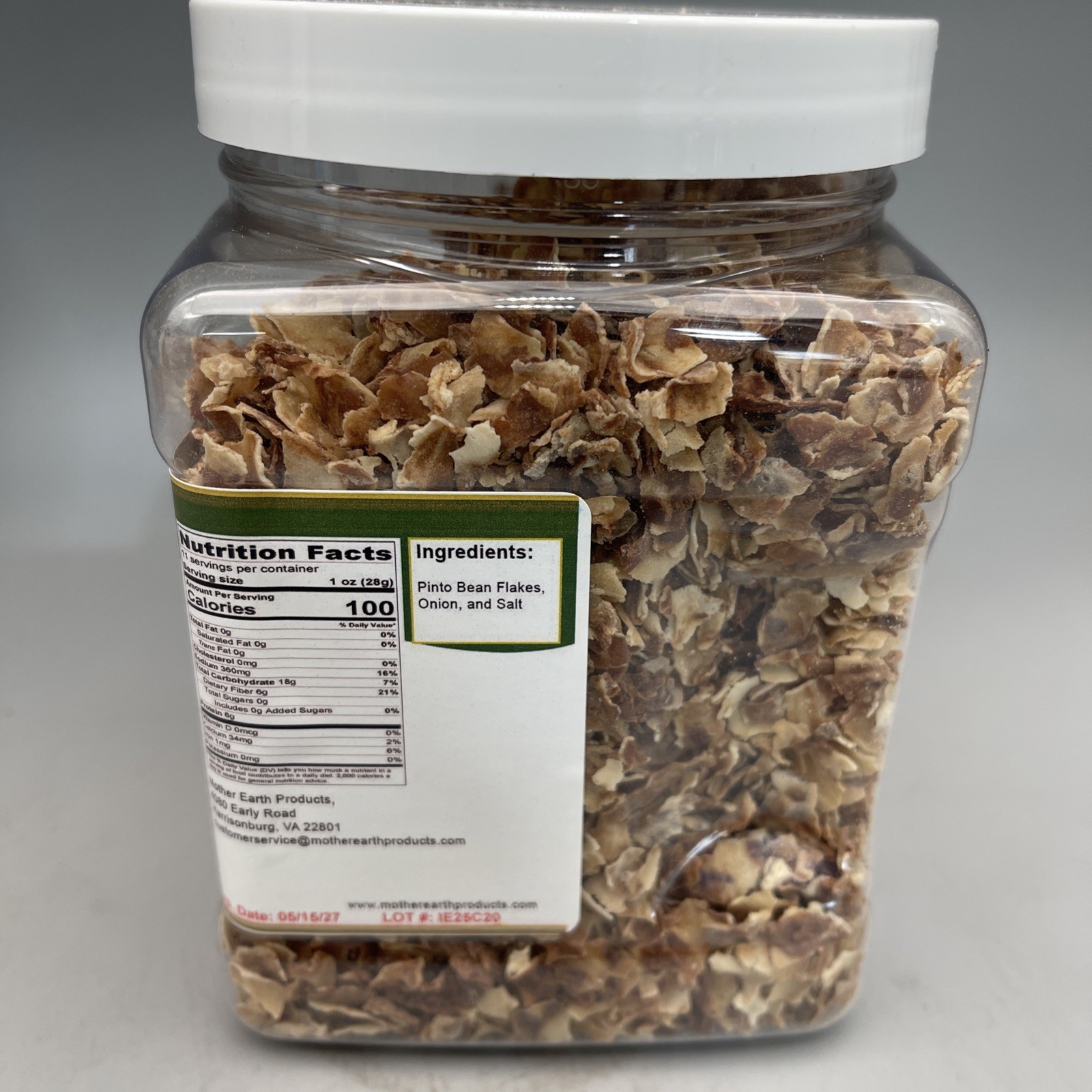 Dehydrated Instant Refried Beans Mix 11oz Jar Exp 05/27 gallery