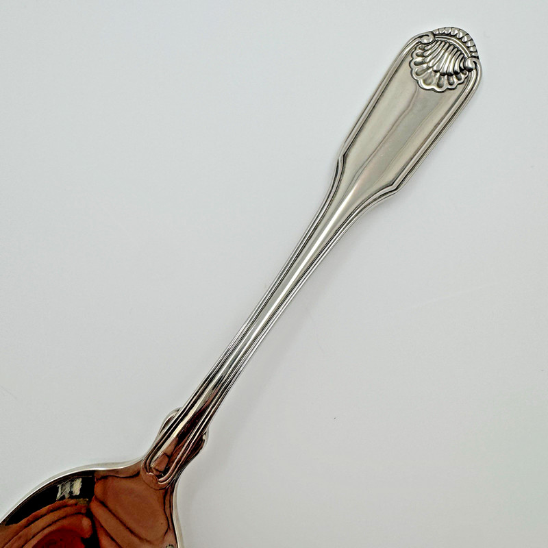 EUC Oneida Heirloom Cube CLASSIC SHELL Stainless Glossy TEASPOON gallery