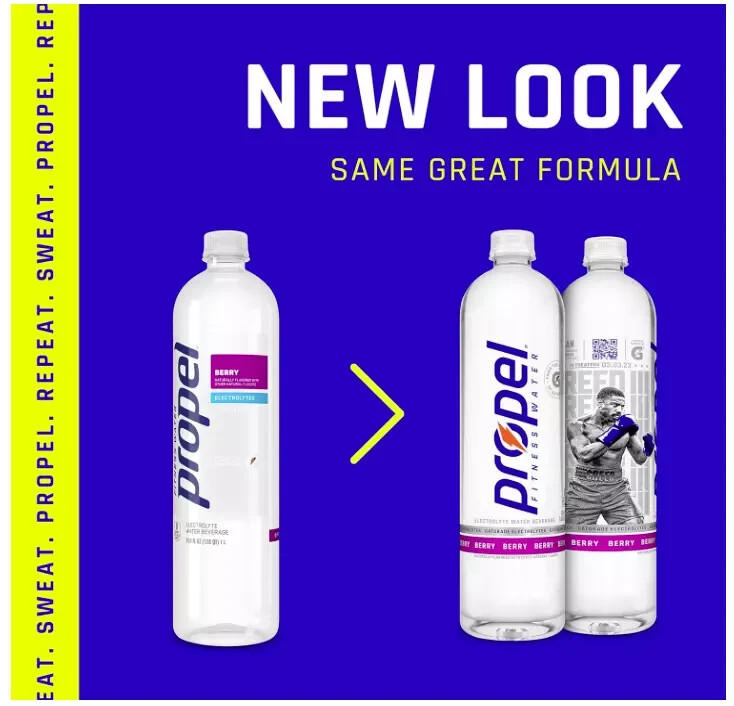 Propel Grape Zero Calorie Sports Water, 16.9oz (Pack of 12) gallery