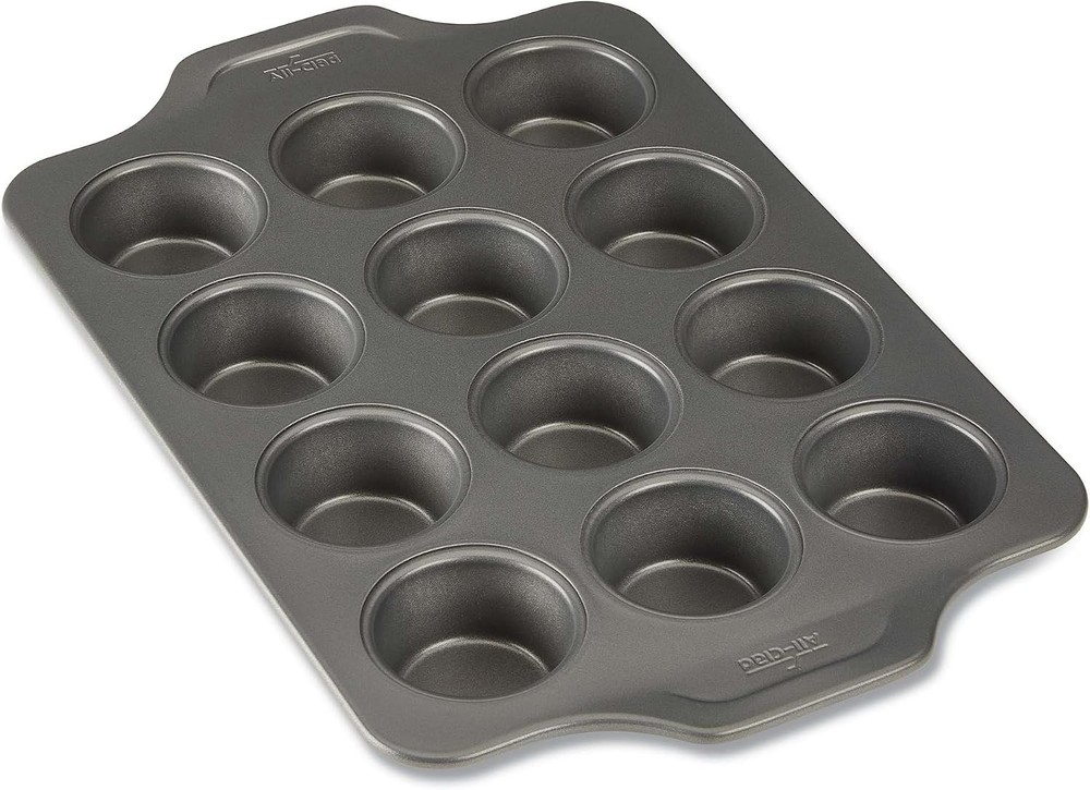 Pro-Release Nonstick Bakeware Muffin Pan 12 Cup Oven Safe 450F Half Sheet