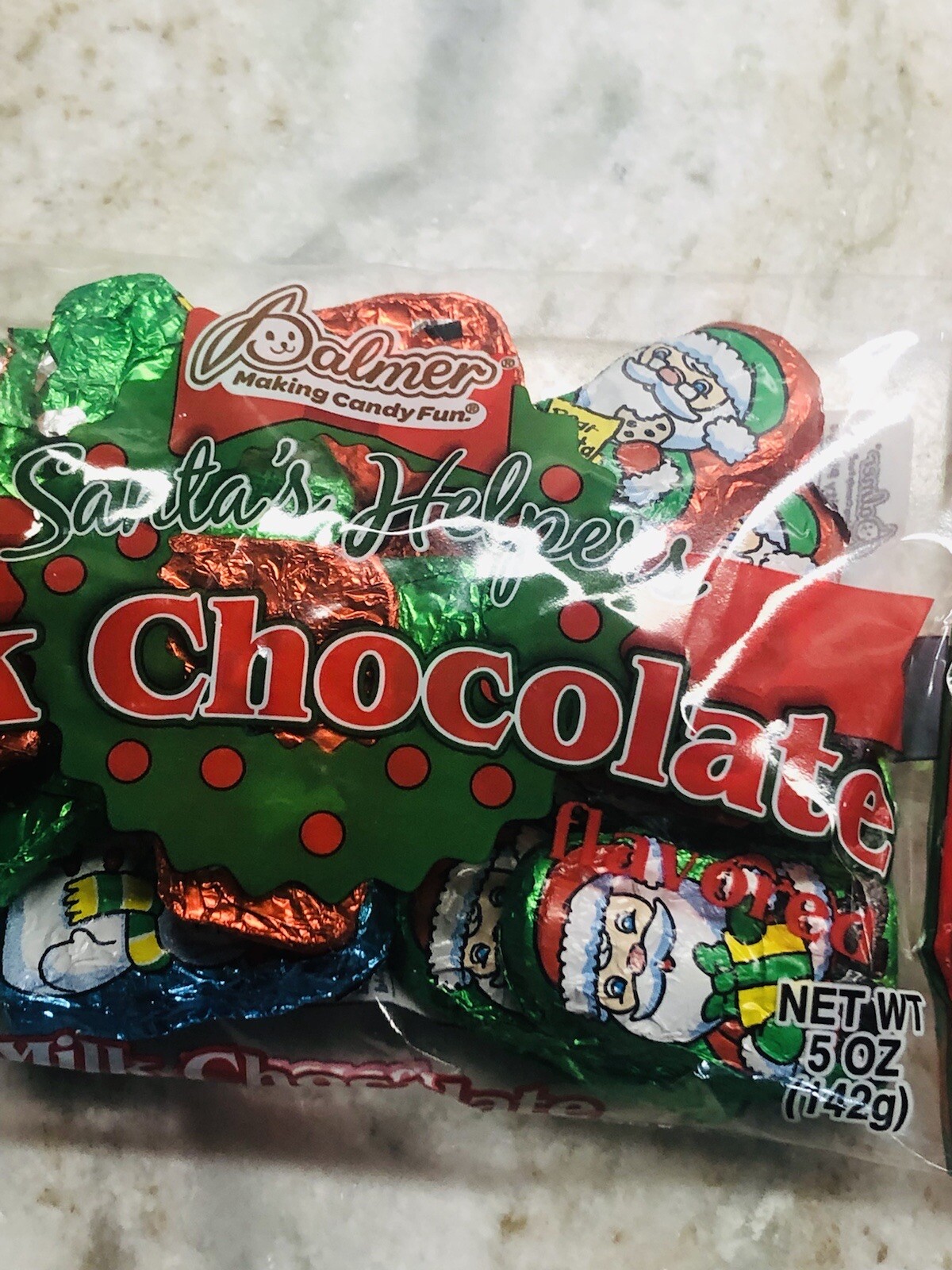 Palmer’s Santa’s Helpers Milk Chocolate. 5 0z. New-SHIPS N 24 HOURS gallery