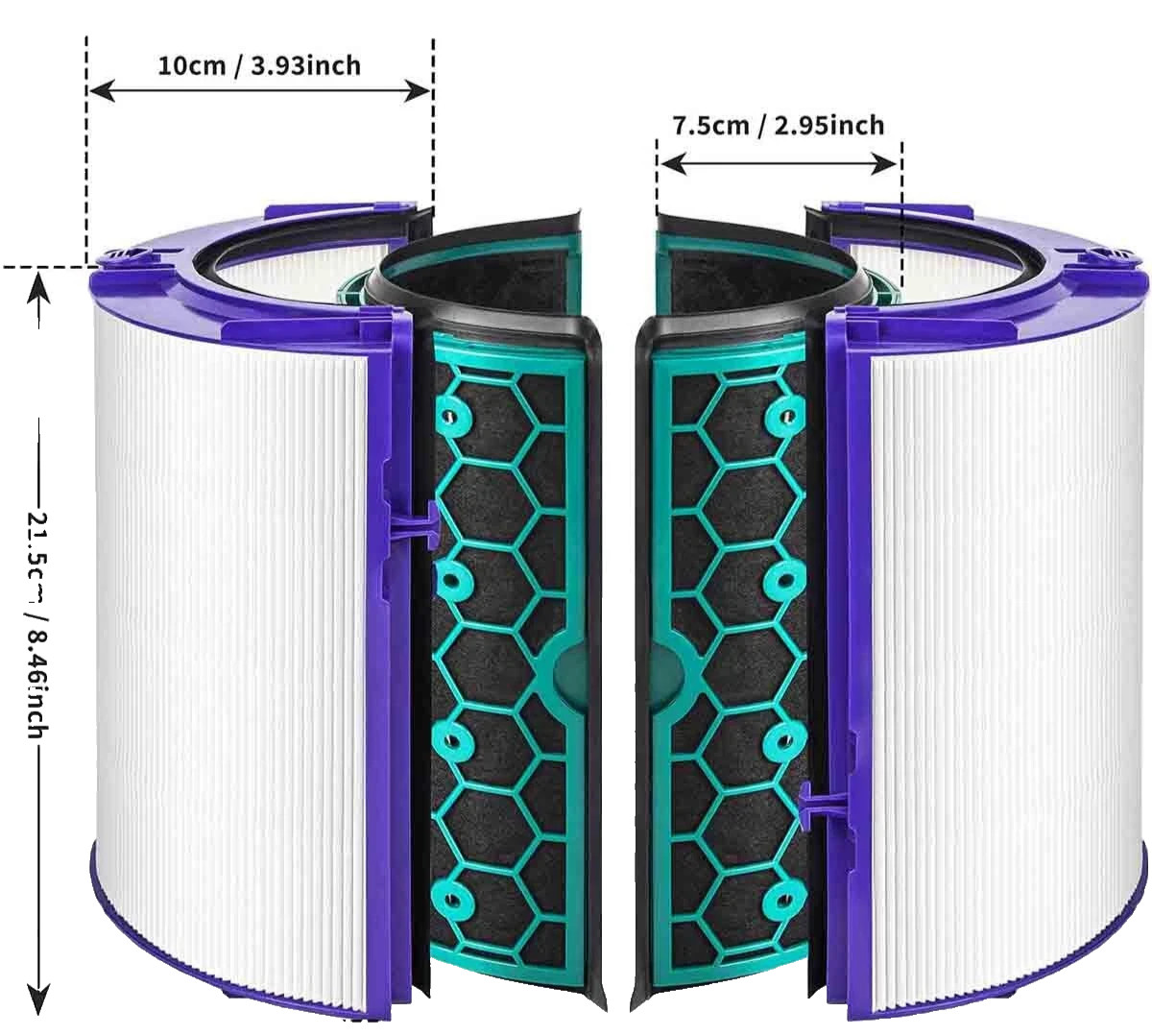 Replacement Hepa Air Filter for Dyson HP04 TP04 DP04 TP05 DP05 Air Purifier gallery