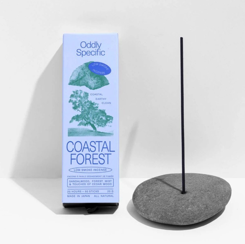 Japanese Low Smoke Incense Oddly Specific COASTAL FOREST 50 Sticks All Natural gallery