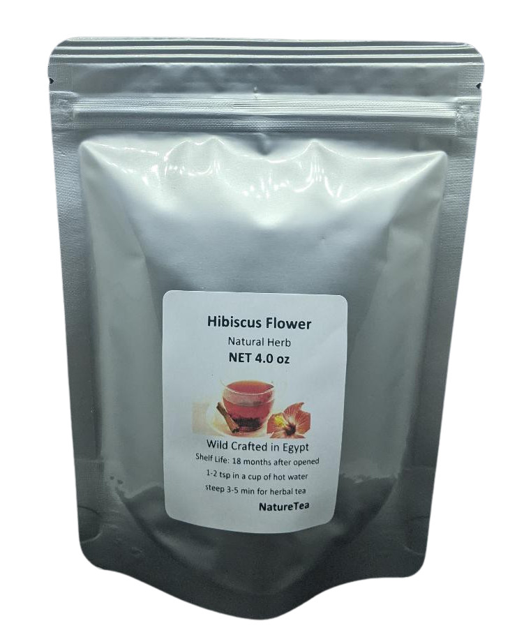 Hibiscus Flower - 4 oz - Beautiful Burgundy with Aroma, Wild Crafted gallery