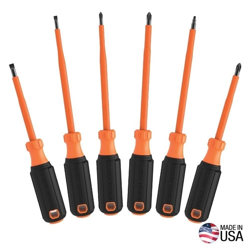 Klein Tools 85076INS Screwdriver Set 1000V Insulated 6-Piece - New in box/Sealed gallery